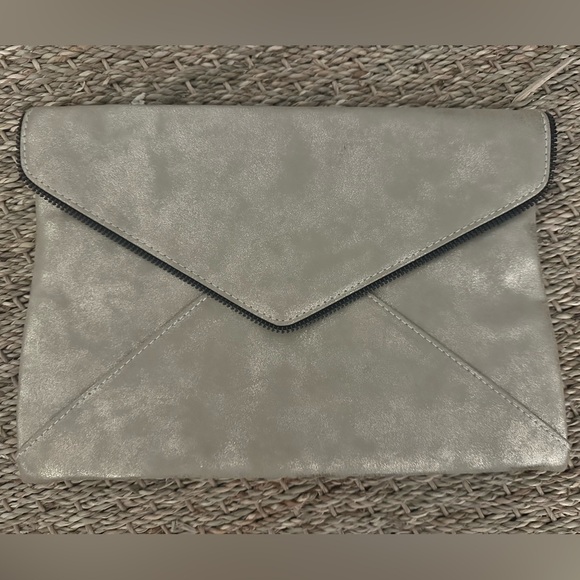 La Diva Gold Sparkles Convertible Envelope Clutch/ Handbag - Picture 1 of 5